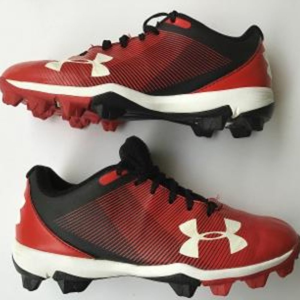 UNDER ARMOUR Boys Athletics Shoes 4.5Y Red